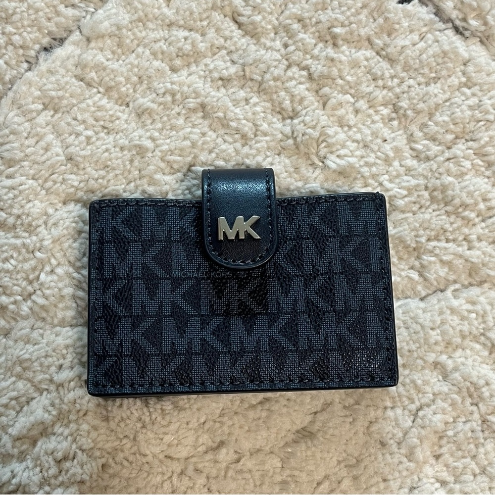 Michael Kors Navy Card Holder